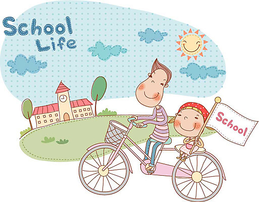 EPS 주간 나무 구름 캐릭터 여자 어린이교육 교육 남자 초등학생 어린이 일러스트 학교 중학생 하늘 고등학생 교육캐릭터 사람 야외 두명 라이프 10대 태양 스쿨라이프 자전거 십대만 국내일러스트 일러캐릭터 자연요소 식물 학생 라이프스타일 청소년 생활 바이크 파일형식 벡터