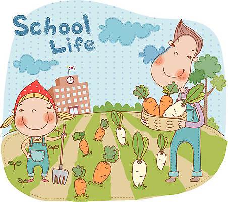 EPS 주간 나무 구름 캐릭터 여자 어린이교육 교육 남자 초등학생 어린이 밭 채소 일러스트 학교 중학생 하늘 고등학생 교육캐릭터 사람 야외 두명 라이프 10대 농장 스쿨라이프 당근 무 농장체험 십대만 국내일러스트 일러캐릭터 자연요소 식물 학생 라이프스타일 농업 청소년 뿌리채소 생활 체험학습 파일형식 벡터