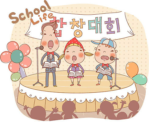 EPS 캐릭터 여자 어린이교육 교육 남자 초등학생 어린이 일러스트 노래 중학생 고등학생 교육캐릭터 실내 사람 라이프 10대 세명 스쿨라이프 무대 풍선 합창 학예회 합창대회 십대만 국내일러스트 일러캐릭터 학생 라이프스타일 음악 학교 청소년 내부 생활 대회 발표회 파일형식 벡터