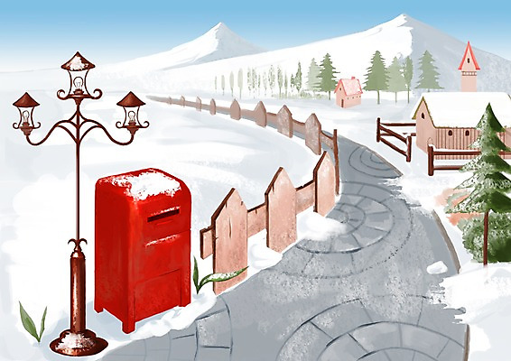 주간 PSD 나무 사계절 계절 공공시설 길 백그라운드 겨울 가로등 일러스트 자연 산 주택 풍경 사람없음 야외 마을 우체통 겨울배경 국내일러스트 자연요소 식물 건물 시설 생태계 파일형식