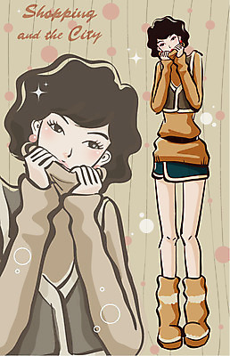 EPS 전신 우먼라이프 라이프스타일 여자 패션 겨울 일러스트 한명 사람 상반신 20대 성인 쇼핑 여자만 여자한명만 성인여자만 청년만 청년여자만 성인한명만 청년여자한명만 성인여자한명만 성인만 국내일러스트 1 계절 청년 생활 파일형식 벡터