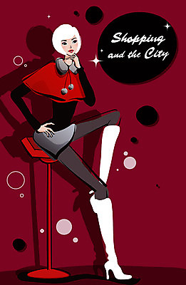 EPS 전신 우먼라이프 라이프스타일 여자 패션 겨울 의자 일러스트 한명 사람 20대 성인 쇼핑 여자만 여자한명만 성인여자만 청년만 청년여자만 성인한명만 청년여자한명만 성인여자한명만 성인만 국내일러스트 1 계절 가구 청년 생활 파일형식 벡터