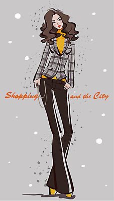 EPS 전신 우먼라이프 라이프스타일 여자 패션 겨울 일러스트 한명 사람 20대 성인 쇼핑 여자만 여자한명만 성인여자만 청년만 청년여자만 성인한명만 청년여자한명만 성인여자한명만 성인만 국내일러스트 1 계절 청년 생활 파일형식 벡터