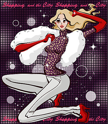 EPS 전신 우먼라이프 라이프스타일 여자 패션 겨울 일러스트 한명 사람 20대 성인 쇼핑 여자만 여자한명만 성인여자만 청년만 청년여자만 성인한명만 청년여자한명만 성인여자한명만 성인만 국내일러스트 1 계절 청년 생활 파일형식 벡터