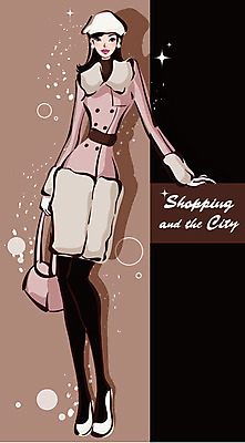 EPS 전신 우먼라이프 라이프스타일 여자 패션 겨울 일러스트 한명 사람 20대 성인 쇼핑 여자만 여자한명만 성인여자만 청년만 청년여자만 성인한명만 청년여자한명만 성인여자한명만 성인만 국내일러스트 1 계절 청년 생활 파일형식 벡터