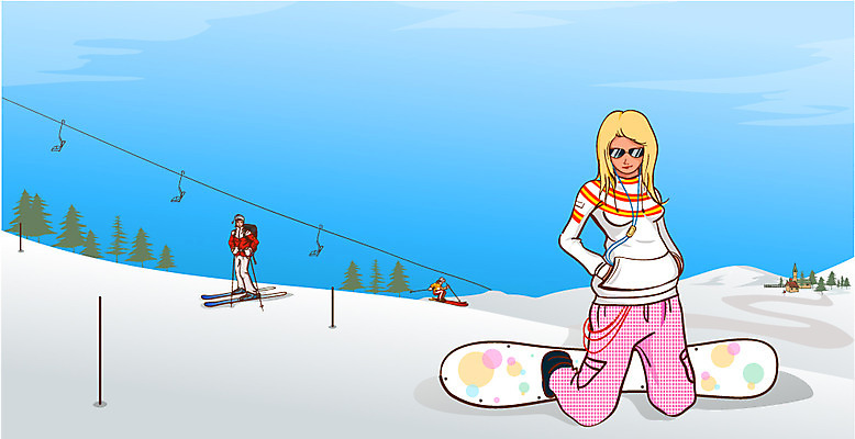 EPS 주간 여자 남자 스포츠 설경 겨울 일러스트 레저 스키 겨울스포츠 스키장 산 사람 취미 야외 두명 라이프 레포츠 눈 스노우보드 리프트 국내일러스트 자연요소 계절 날씨 풍경 생활 보드_스포츠 파일형식 벡터