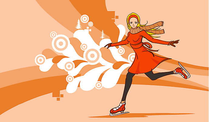 EPS 여자 스포츠 겨울 일러스트 레저 겨울스포츠 한명 사람 20대 성인 취미 라이프 레포츠 목도리 스케이트 스케이팅 여자만 여자한명만 성인여자만 청년만 청년여자만 성인한명만 청년여자한명만 성인여자한명만 성인만 국내일러스트 1 잡화 계절 스포츠용품 청년 생활 파일형식 벡터