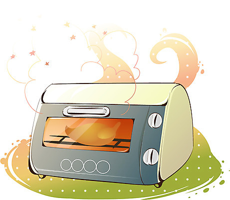 EPS 아이콘 사람없음 전자제품 가전제품 오븐 오브젝트 미니오븐 2D아이콘 파일형식 벡터