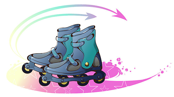 EPS 아이콘 스포츠용품 사람없음 레포츠 롤러블레이드 2D아이콘 스포츠 레저 취미 오브젝트 파일형식 벡터