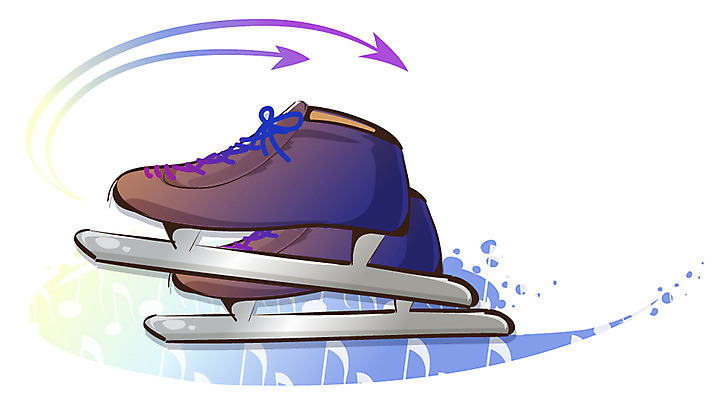 EPS 아이콘 스포츠용품 사람없음 레포츠 스케이트 스케이팅 2D아이콘 스포츠 레저 겨울스포츠 오브젝트 파일형식 벡터