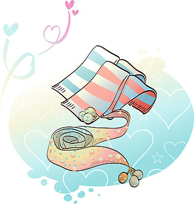 EPS 아이콘 잡화 사람없음 목도리 오브젝트 2D아이콘 파일형식 벡터