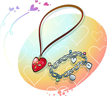 EPS 아이콘 잡화 패션 목걸이 장신구 팔찌 사람없음 보석 오브젝트 팬던트 2D아이콘 광석 파일형식 벡터