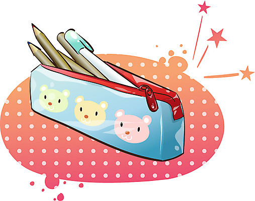 EPS 아이콘 잡화 비즈니스 문구용품 학용품 색연필 사람없음 필기구 연필 펜 오브젝트 필통 2D아이콘 파일형식 벡터