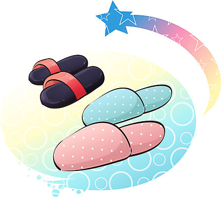 EPS 아이콘 잡화 신발 슬리퍼 실내화 사람없음 오브젝트 2D아이콘 파일형식 벡터