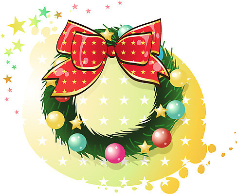 EPS 아이콘 기념일 리본 크리스마스장식 크리스마스 크리스마스용품 이벤트 사람없음 장식 화환 오브젝트 2D아이콘 꽃 용품 파일형식 벡터