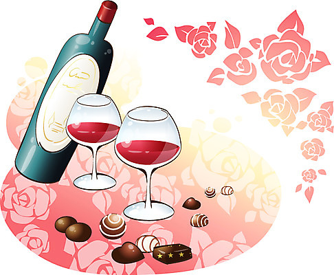 EPS 아이콘 기념일 음식 와인잔 디저트 발렌타인데이 사랑 이벤트 사람없음 와인 초콜릿 2D아이콘 감정 술잔 데이이벤트 주류 파일형식 벡터