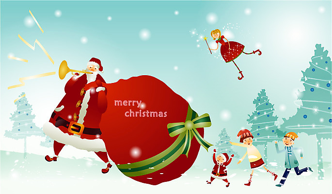 EPS 나무 계절 여자 기념일 남자 종교 어린이 다수 크리스마스 겨울 일러스트 요정 관악기 선물 사람 소녀 소년 여러명 야외 산타클로스 눈 트럼펫 선물꾸러미 전나무 꼬마산타 눈의요정 크리스마스요정 어린이만 국내일러스트 자연요소 식물 악기 날씨 이벤트 금관악기 파일형식 벡터