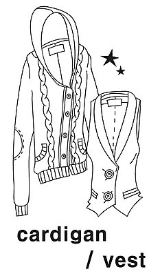 EPS 아이콘 영어 옷 현악기 흑백 영어교육 사람없음 단어 조끼 망토 카디건 라인아이콘 하프 볼레로 2D아이콘 문자 교육 악기 촬영기법 외투 파일형식 벡터