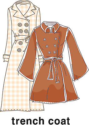 EPS 아이콘 영어 옷 영어교육 사람없음 단어 재킷 트렌치코트 라인아이콘 하프자켓 2D아이콘 문자 교육 외투 코트 파일형식 벡터