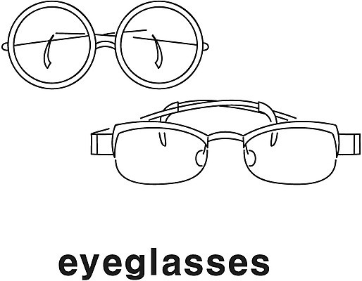 EPS 아이콘 영어 안경 흑백 영어교육 사람없음 단어 라인아이콘 뿔테안경 안경테 2D아이콘 문자 잡화 교육 촬영기법 파일형식 벡터