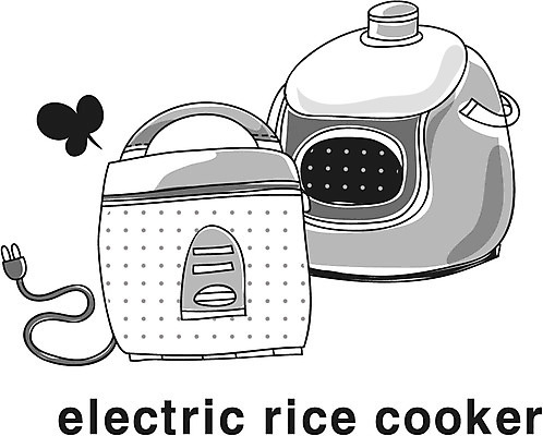 EPS 아이콘 영어 흑백 영어교육 사람없음 단어 전자제품 디지털 가전제품 라인아이콘 전자 전기밥솥 압력솥 소형가전제품 2D아이콘 문자 교육 주방용품 촬영기법 파일형식 벡터