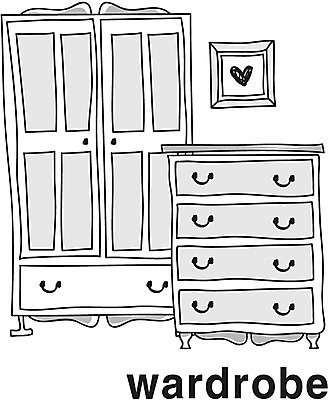 EPS 아이콘 영어 가구 액자 흑백 영어교육 사람없음 단어 장롱 라인아이콘 서랍장 벽장 2D아이콘 문자 교육 생활용품 촬영기법 파일형식 벡터