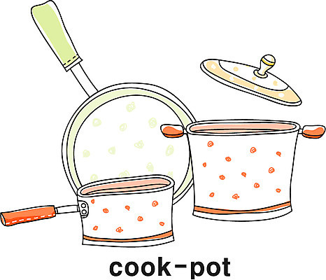 EPS 아이콘 영어 생활용품 주방용품 영어교육 사람없음 단어 프라이팬 솥 냄비 라인아이콘 조리용품 2D아이콘 문자 교육 오브젝트 파일형식 벡터