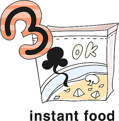 EPS 아이콘 영어 음식 요리 영어교육 사람없음 단어 가공식품 인스턴트 라인아이콘 즉석식품 2D아이콘 문자 교육 파일형식 벡터