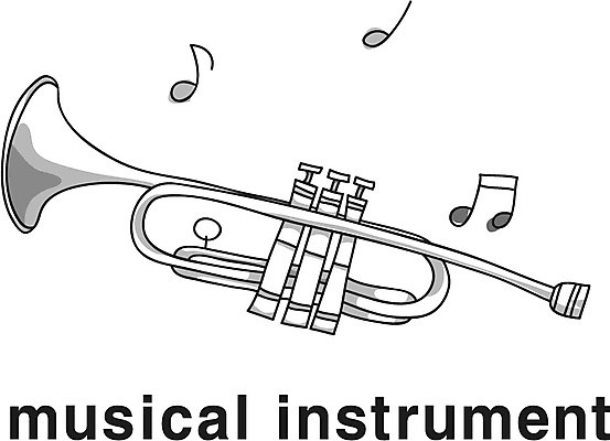 EPS 아이콘 영어 악기 음악 휴식 흑백 관악기 영어교육 취미 사람없음 단어 음반 라인아이콘 트럼펫 2D아이콘 문자 교육 컨셉 문화예술 촬영기법 금관악기 파일형식 벡터