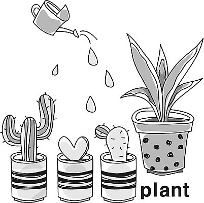 EPS 식물 아이콘 영어 화분 휴식 선인장 흑백 영어교육 취미 사람없음 단어 하트 라인아이콘 원예 산세베리아 2D아이콘 모양 문자 교육 컨셉 촬영기법 파일형식 벡터