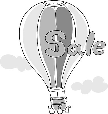 EPS 구름 아이콘 항공교통 하늘 흑백 사람없음 쇼핑 세일 기구 열기구 라인아이콘 2D아이콘 자연요소 교통수단 촬영기법 파일형식 벡터