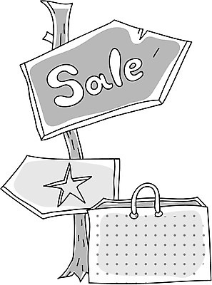 EPS 아이콘 흑백 사람없음 쇼핑 쇼핑백 세일 팻말 표지판 라인아이콘 오브젝트 2D아이콘 가방 프레임 알림판 촬영기법 파일형식 벡터