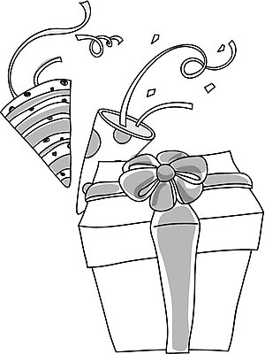 EPS 아이콘 리본 폭죽 흑백 선물 사람없음 선물상자 쇼핑 세일 라인아이콘 오브젝트 2D아이콘 촬영기법 상자 파일형식 벡터