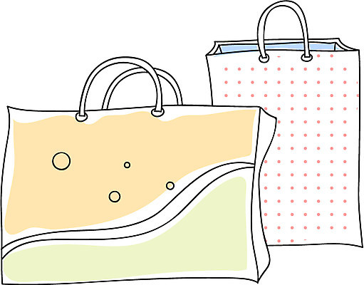 EPS 아이콘 가방 사람없음 쇼핑 쇼핑백 라인아이콘 2D아이콘 잡화 파일형식 벡터