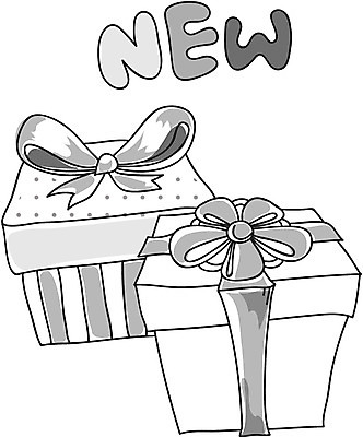 EPS 아이콘 영어 흑백 선물 영어교육 사람없음 단어 선물상자 쇼핑 라인아이콘 오브젝트 new 신상품 2D아이콘 문자 교육 촬영기법 상자 상품 파일형식 벡터