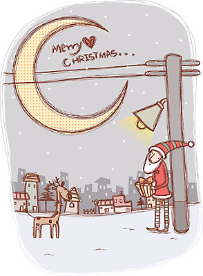 EPS 동물 계절 공공시설 기념일 남자 종교 40대 중년 50대 크리스마스 겨울 가로등 일러스트 상상 사슴 조명 선물 한명 사람 성인 야외 빛 산타클로스 마을 꿈 루돌프 전선 달 도시 야간 초승달 배송 남자만 남자한명만 성인남자만 성인한명만 성인남자한명만 중년만 중년남자만 중년남자한명만 성인만 국내일러스트 자연요소 1 포유류 이벤트 시설 파일형식 벡터