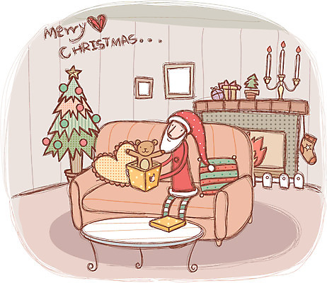 EPS 계절 기념일 남자 종교 40대 중년 50대 가구 크리스마스 겨울 거실 일러스트 상상 실내 선물 한명 사람 성인 소파 크리스마스트리 산타클로스 꿈 벽난로 남자만 남자한명만 성인남자만 성인한명만 성인남자한명만 중년만 중년남자만 중년남자한명만 성인만 국내일러스트 1 생활용품 의자 이벤트 내부 파일형식 벡터