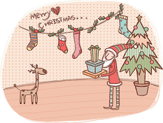 EPS 동물 계절 기념일 남자 종교 40대 중년 50대 크리스마스 겨울 일러스트 상상 사슴 양말 실내 선물 한명 사람 성인 크리스마스트리 산타클로스 꿈 루돌프 배송 남자만 남자한명만 성인남자만 성인한명만 성인남자한명만 중년만 중년남자만 중년남자한명만 성인만 국내일러스트 1 포유류 이벤트 내부 파일형식 벡터