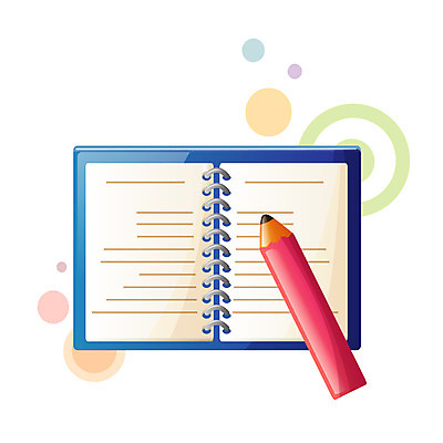 EPS 아이콘 비즈니스 문구용품 사람없음 연필 다이어리 스위티아이콘 2D아이콘 학용품 필기구 사무용품 오브젝트 파일형식 벡터