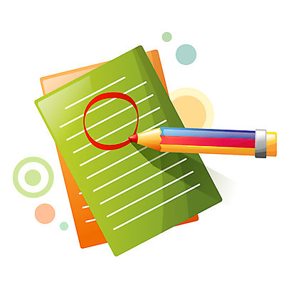 EPS 아이콘 교육 종이 문구용품 색연필 사람없음 필기구 연필 시험 시험지 스위티아이콘 빨간펜 정답 채점 2D아이콘 학용품 펜 오브젝트 성적 파일형식 벡터