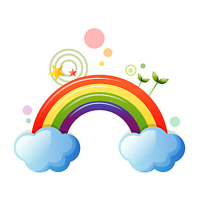 EPS 자연요소 구름 아이콘 교육 무지개 사람없음 새싹 스위티아이콘 2D아이콘 식물 파일형식 벡터
