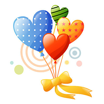 EPS 아이콘 리본 사랑 이벤트 사람없음 하트 오브젝트 스위티아이콘 풍선 2D아이콘 모양 감정 파일형식 벡터