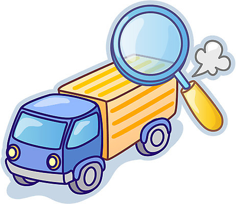 EPS 아이콘 육상교통 자동차 돋보기 큐티아이콘 사람없음 쇼핑 하이앵글 트럭 운송업 배송 택배 배송정보 배송추적 2D아이콘 산업 교통수단 뷰포인트 정보 추적 파일형식 벡터