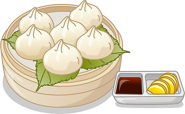 EPS 아이콘 한식 음식 큐티아이콘 사람없음 하이앵글 만두 단무지 간장 찐만두 2D아이콘 뷰포인트 양념 파일형식 벡터