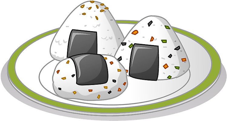 EPS 아이콘 음식 큐티아이콘 사람없음 하이앵글 주먹밥 삼각김밥 일본음식 2D아이콘 뷰포인트 밥 김밥 파일형식 벡터