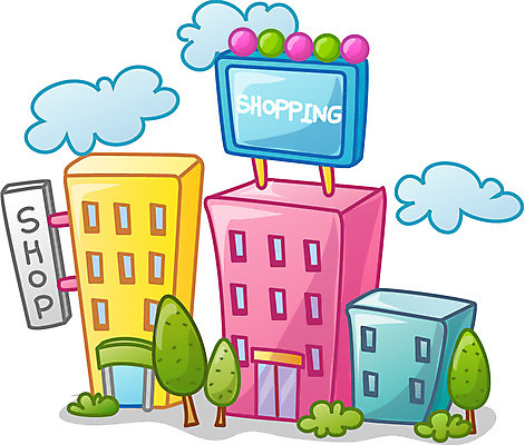 EPS 주간 아이콘 시설물 현대건축 건축 큐티아이콘 빌딩 사람없음 야외 건물 쇼핑 상점 쇼핑몰 2D아이콘 자연요소 건축물 파일형식 벡터