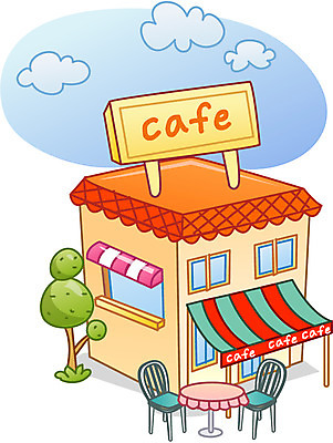 EPS 주간 아이콘 시설물 현대건축 건축 큐티아이콘 사람없음 야외 건물 상점 식당 카페 2D아이콘 자연요소 건축물 파일형식 벡터