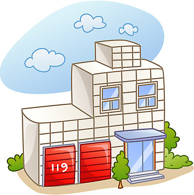 EPS 주간 아이콘 시설물 공공시설 현대건축 건축 큐티아이콘 사람없음 야외 건물 관공서 119 소방서 2D아이콘 자연요소 건축물 소방 시설 전화번호 파일형식 벡터