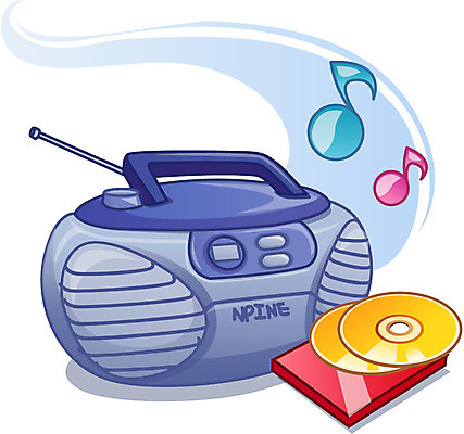 EPS 아이콘 음악 음향기기 음표 큐티아이콘 사람없음 CD 카세트테이프 라디오 2D아이콘 기호 문화예술 전자제품 파일형식 벡터