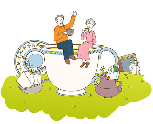 EPS 주간 전신 라이프스타일 접시 부부 커플 여자 노년 남자 행복 여유 커피 일러스트 하늘 주택 사랑 사람 잔디 취미 야외 두명 라이프 실버라이프 노부부 실버 커피잔 찻잔 노인복지 실버타운 노인만 성인만 국내일러스트 자연요소 식물 식기 감정 음료 관계 잔 성인 건물 생활 복지 파일형식 벡터